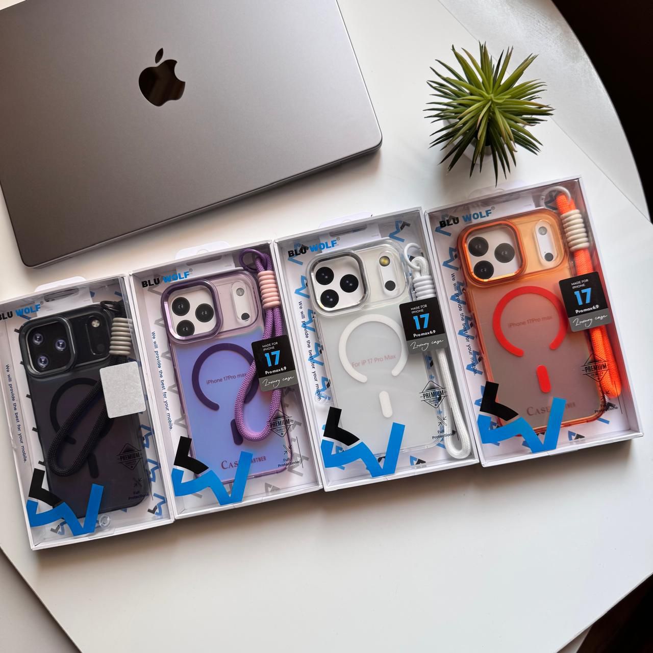 Blu Wolf Pure MagSafe Reflective Case(Code BLW95)