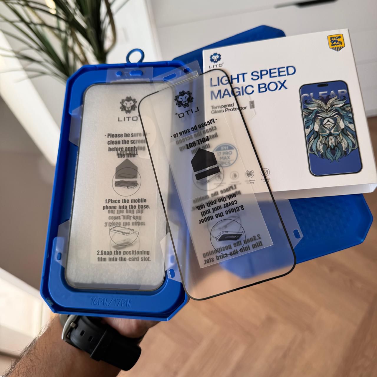 Lito Light Speed Magic Box Glass Screen Protector(Code LTO65)