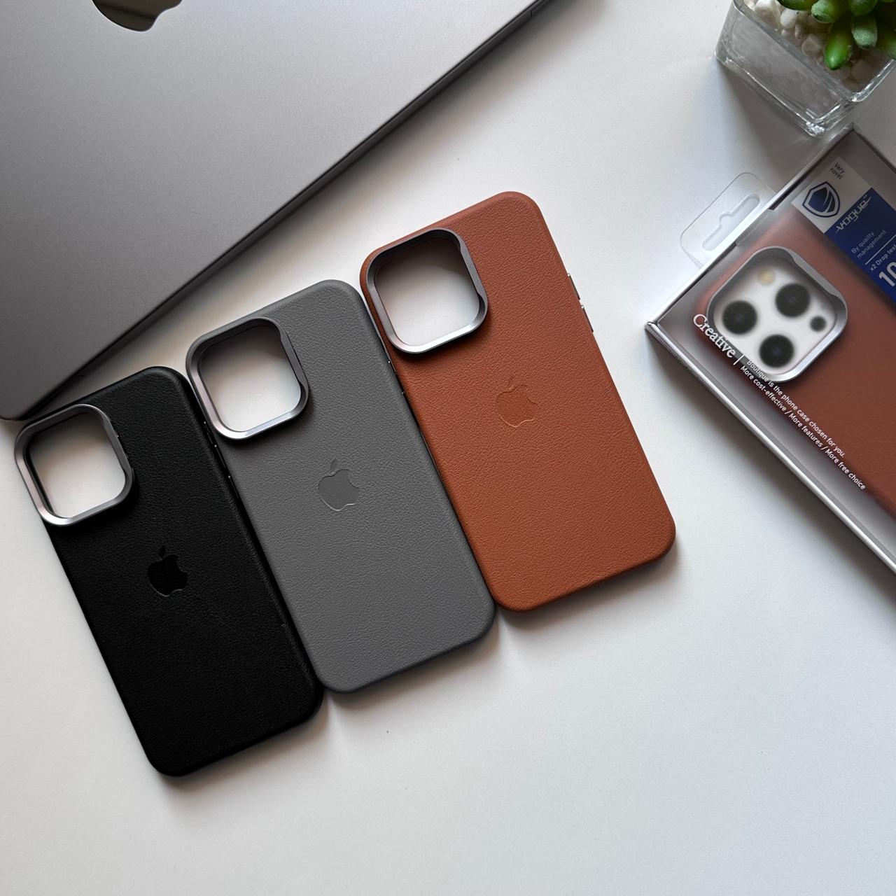 Premium PU MagSafe Camera Stand Case(Code PLA52)
