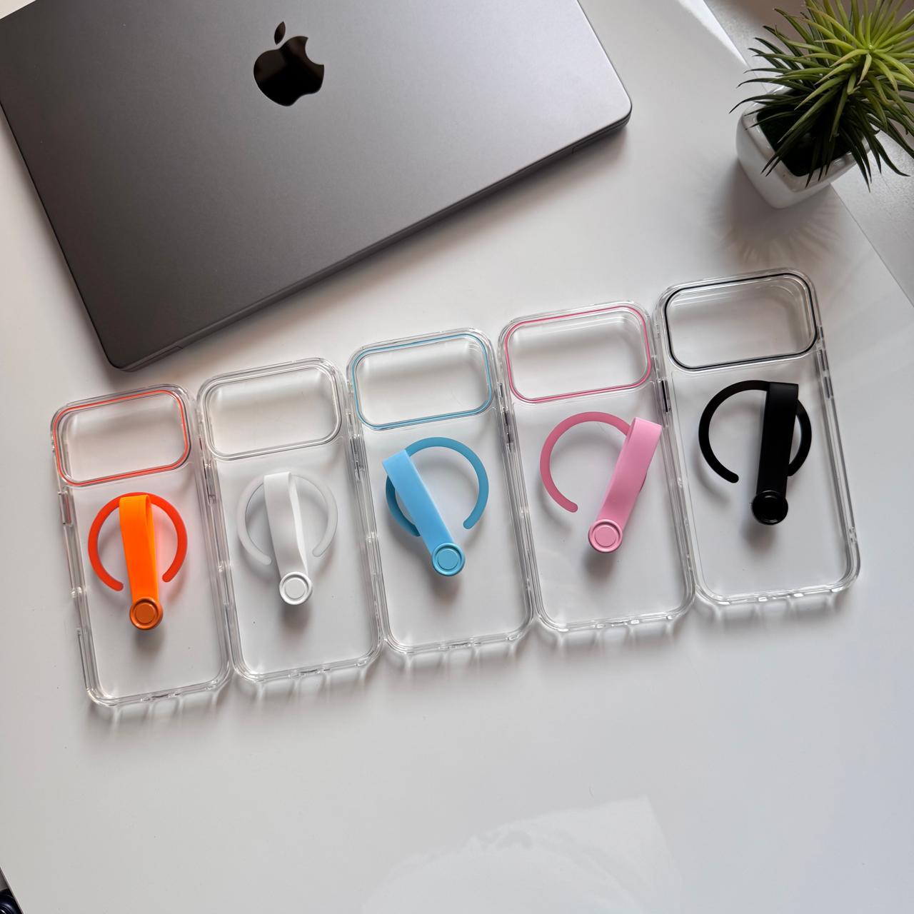 Transparent Rubber Holder MagSafe Case(Code RHT66)