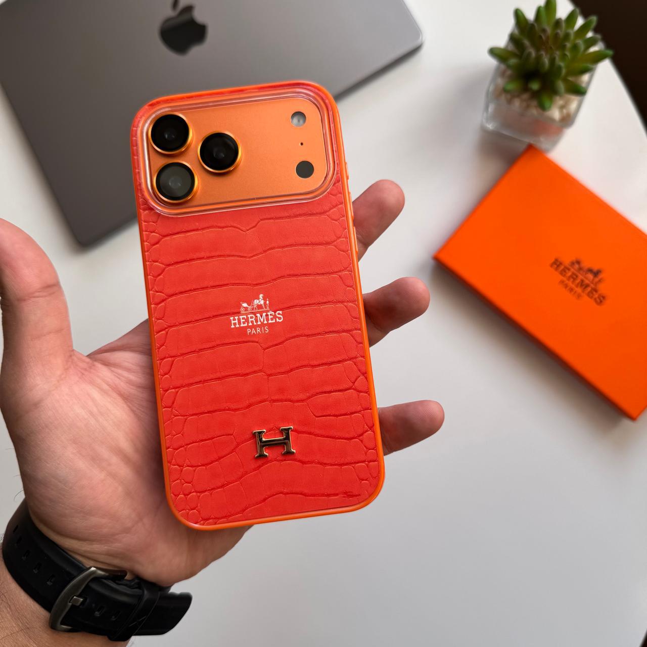 Hermes Leather Case(Code DIF2)