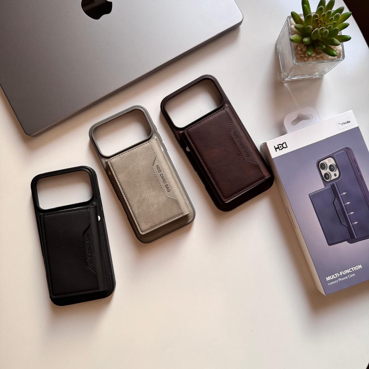 HDD Leather Wallet Stand Case(Code HDW55)