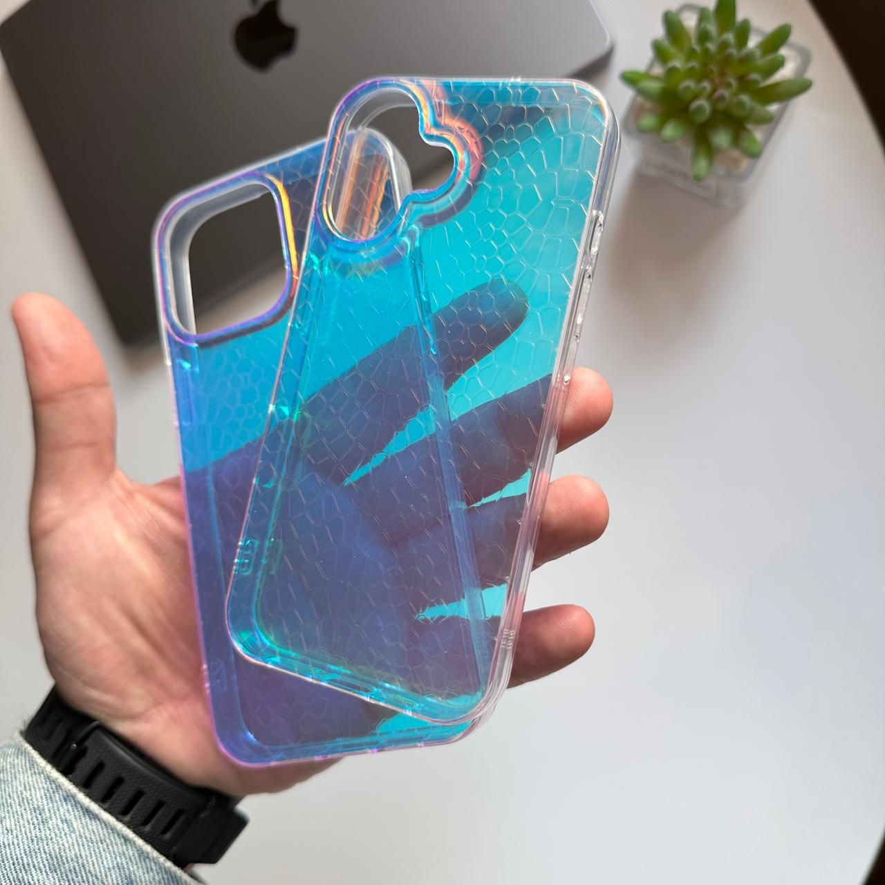Snake Transparent Reflection Case(Code SKR22)