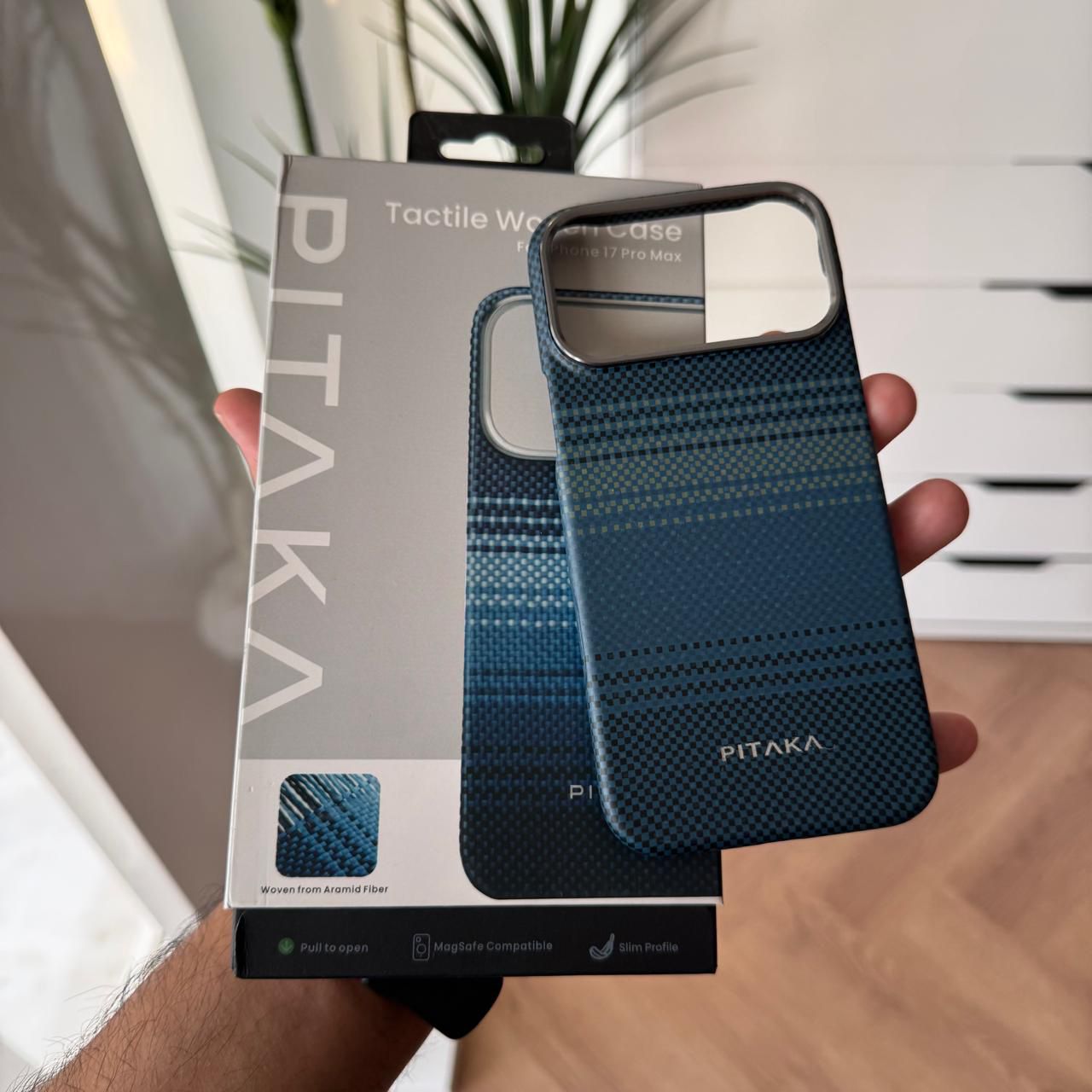 PITAKA Tactile Woven MagSafe Case(Code PTW75)
