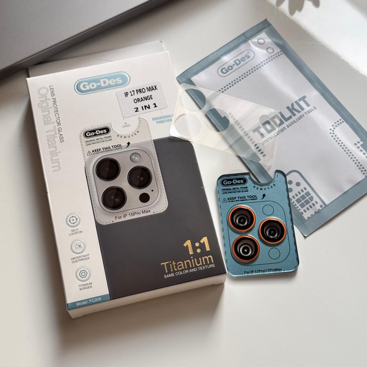 Go-Des 2-IN-1 Lens & Film Protector(Code GOD34)