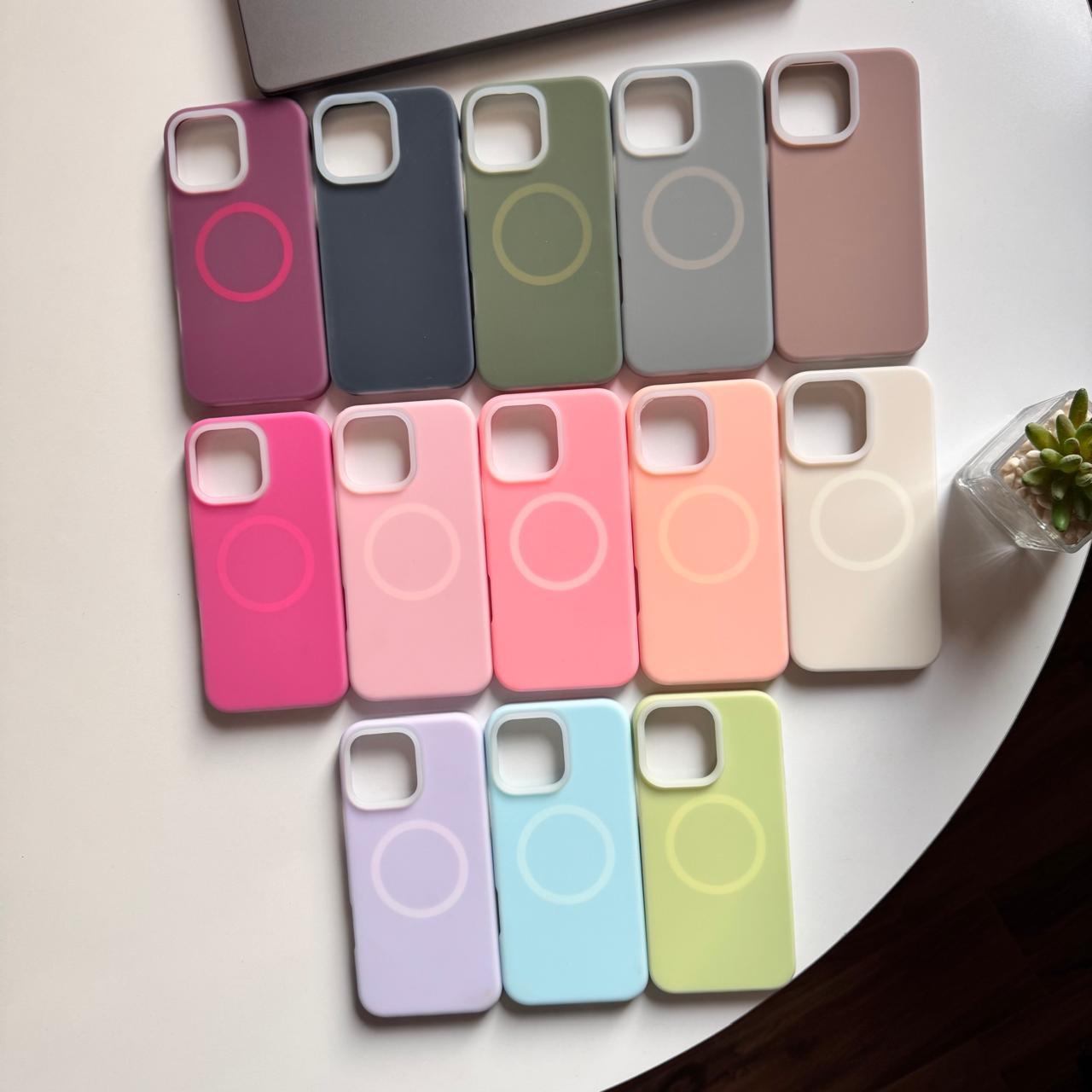 Basic Silicone Angle MagSafe Case(Code DSA85)