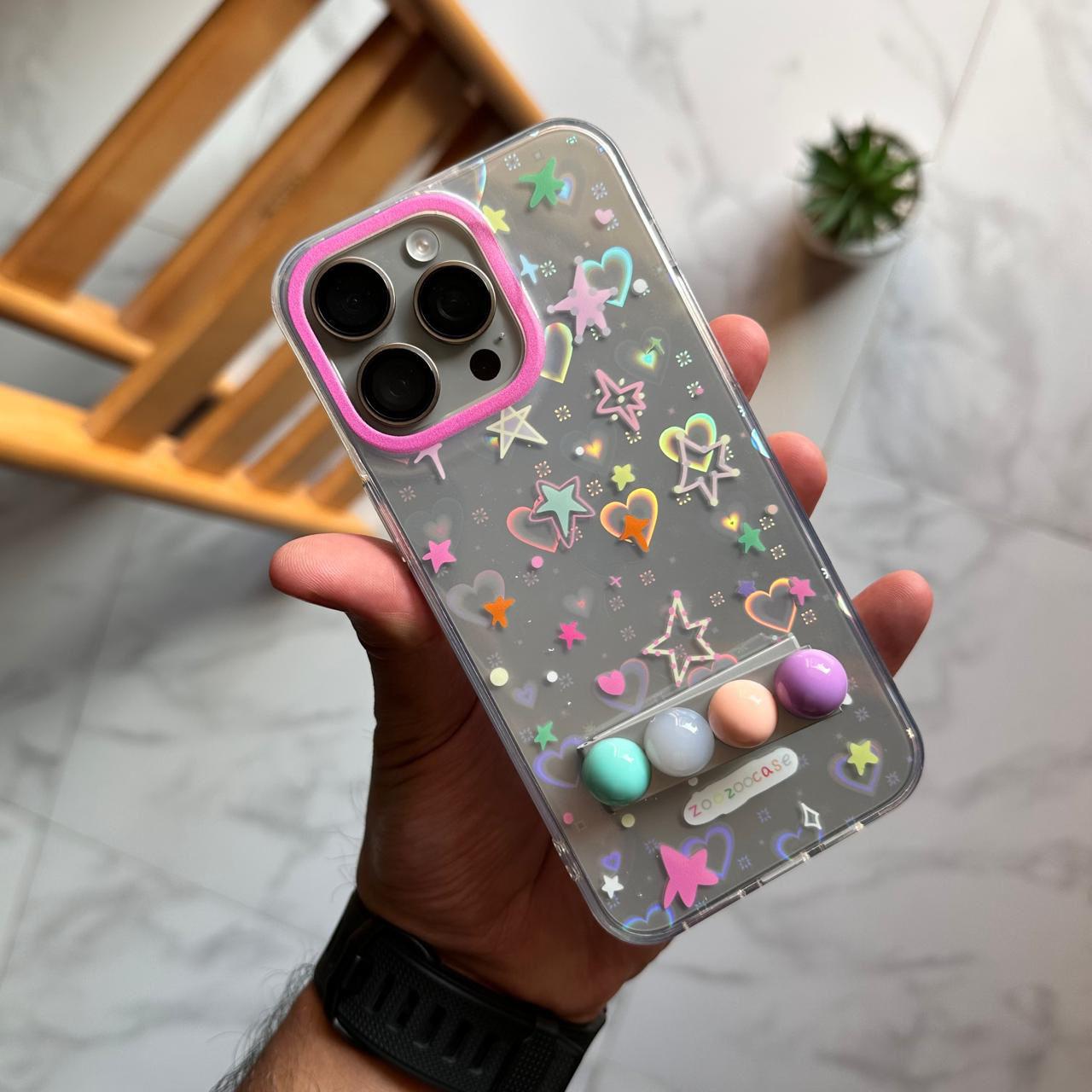 Reflection Hearts with Stand Case(Code STAR50)