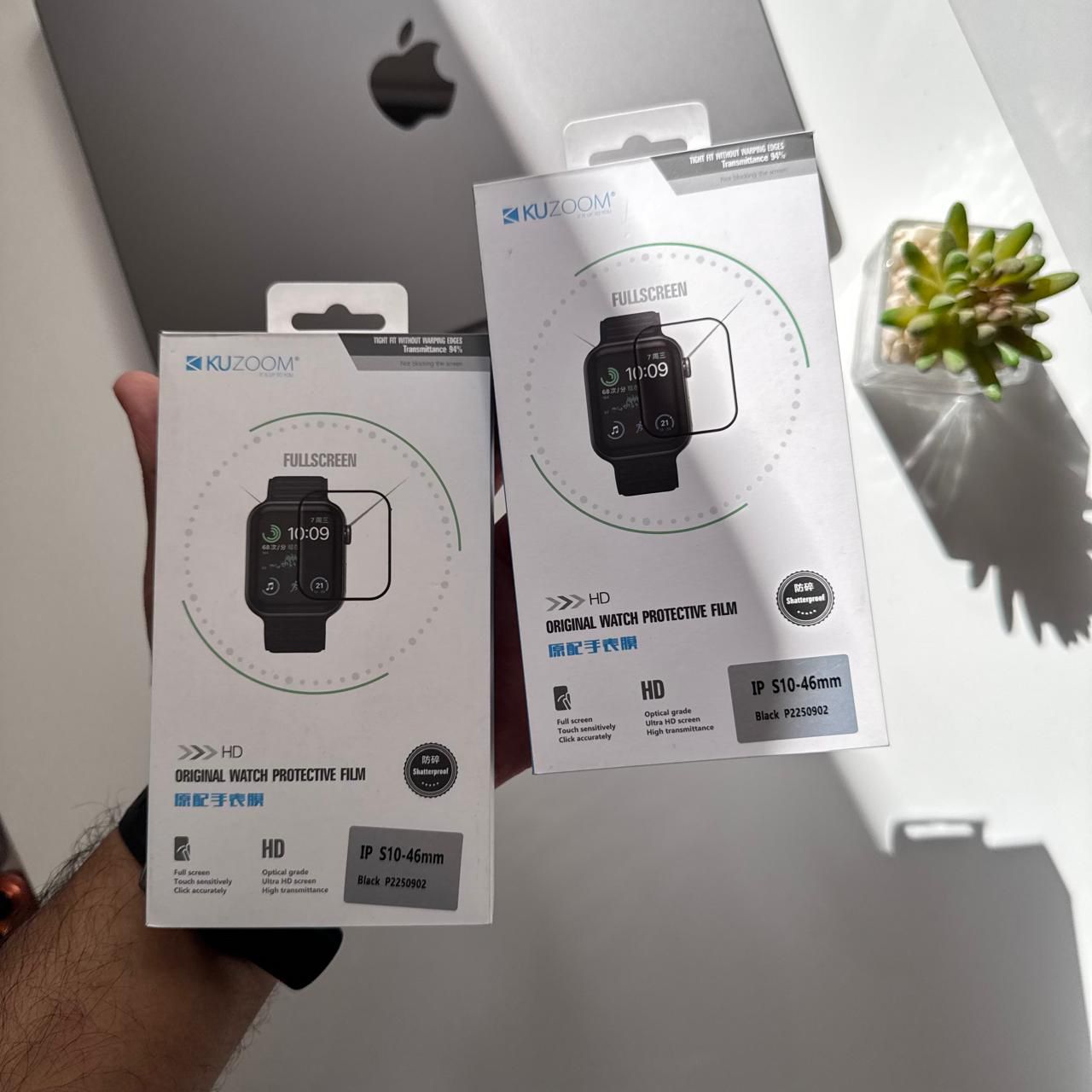 Kuzoom Glass Screen Protector for Apple Watch(Code KZM91)