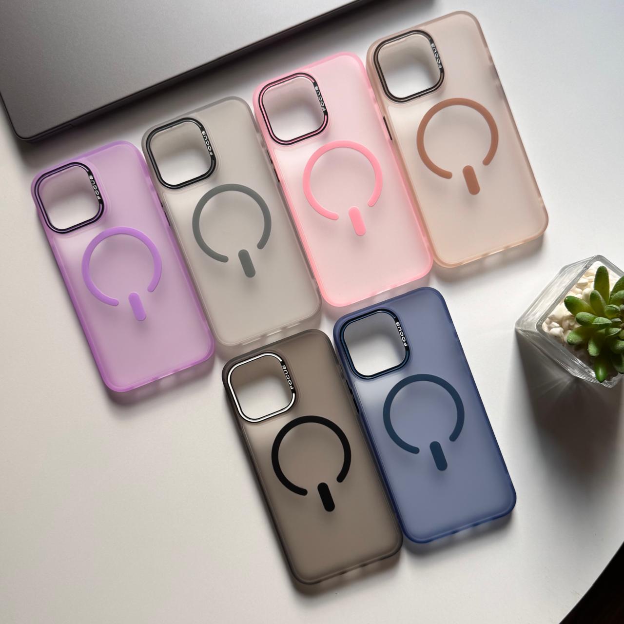 Focus Pure Matte Trendy MagSafe Case(Code OPN65)