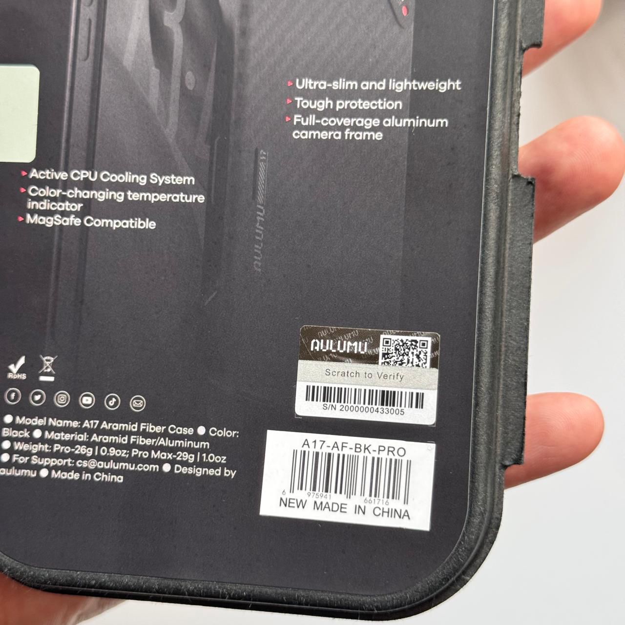 A17 Aramid Fiber Case(Code ARA17)