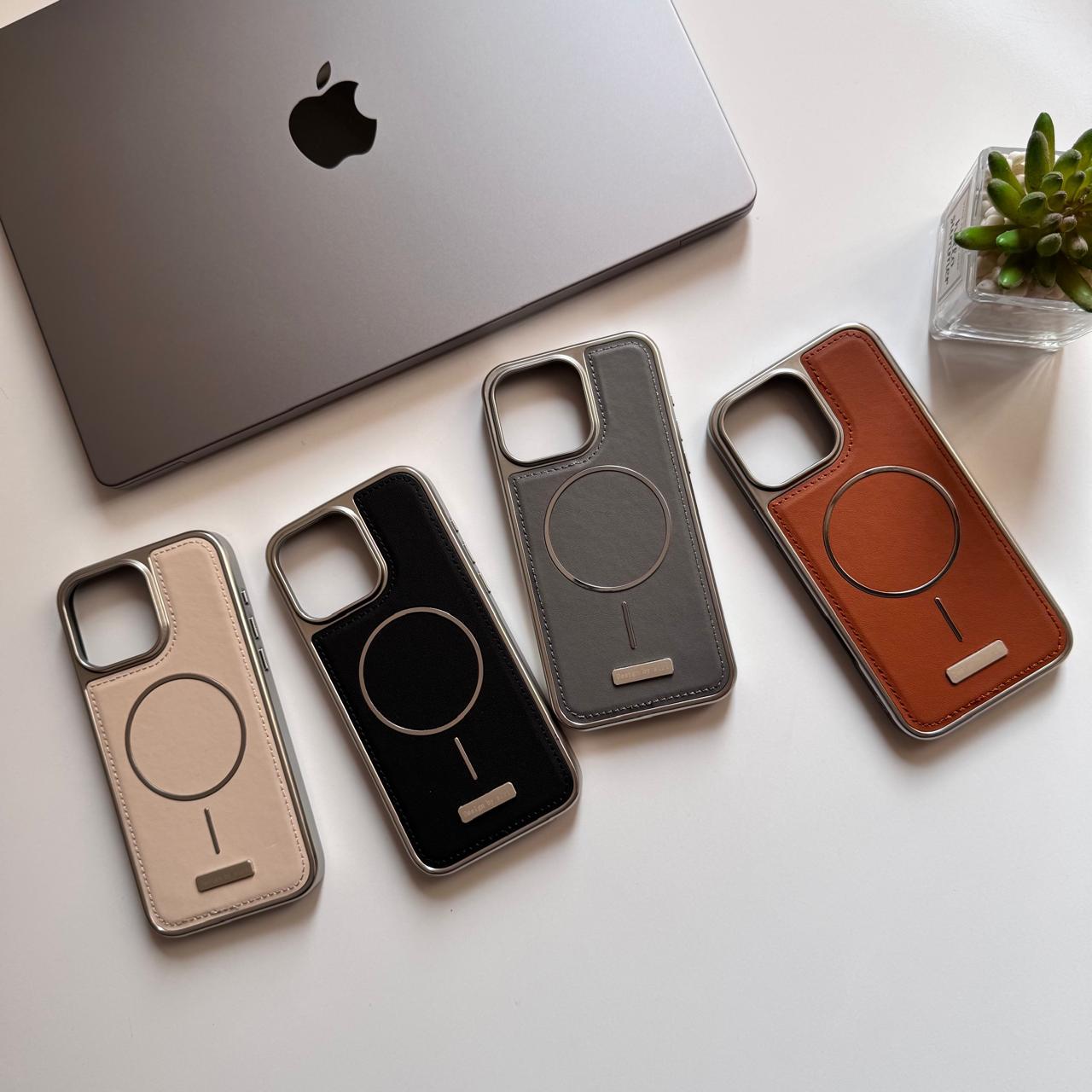 Basic Leather MagSafe Case(Code BML73)