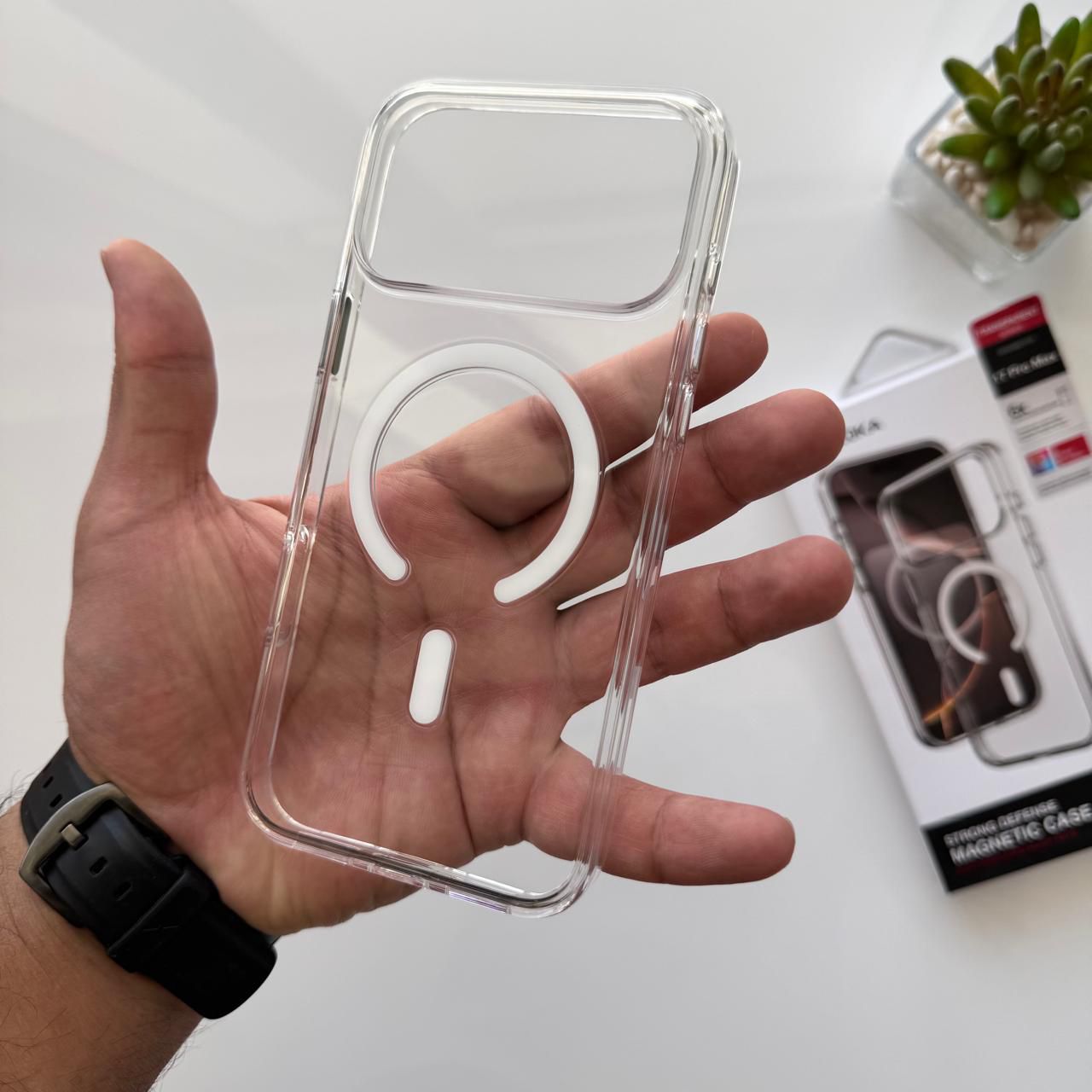 Puloka Transparent MagSafe Silicone Case(Code PLT75)