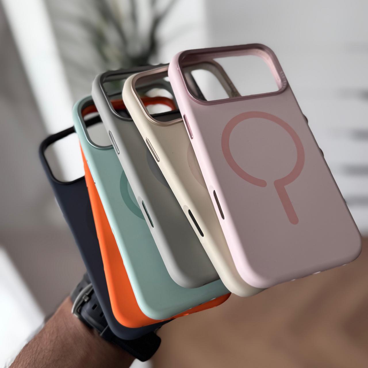 Soft Silicone Opened MagSafe Case(Code SOM83)