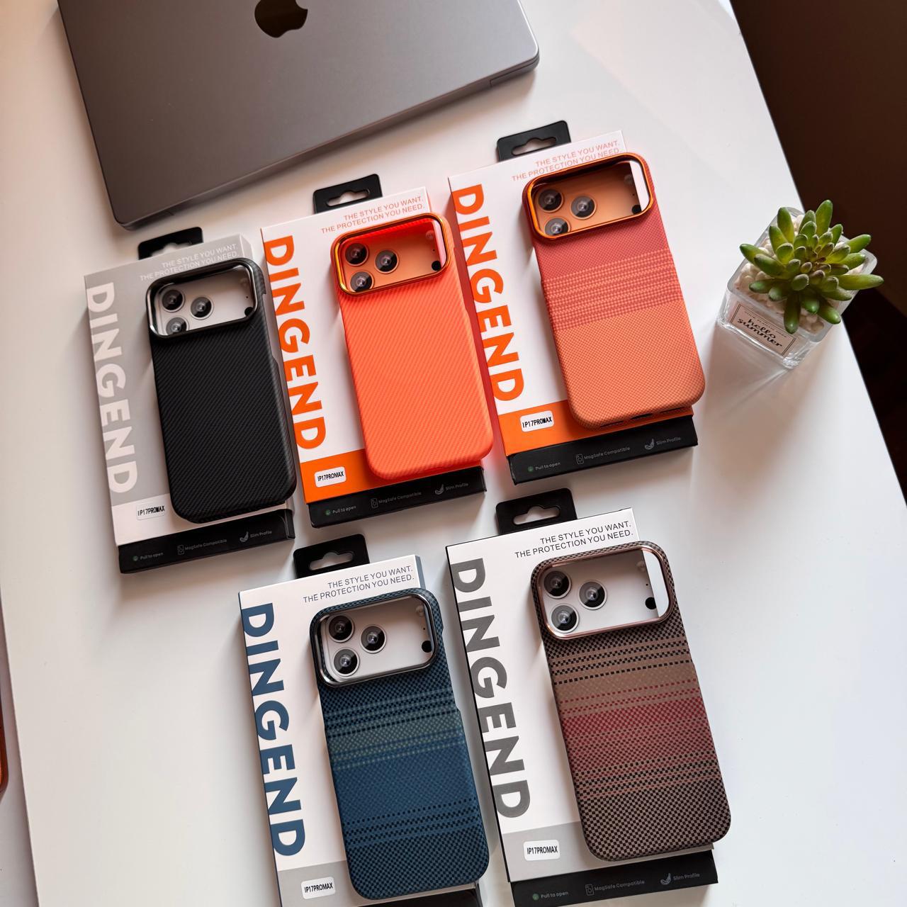 Dingend Carbon Hard Slim-Fit MagSafe Case(Code DNG73)