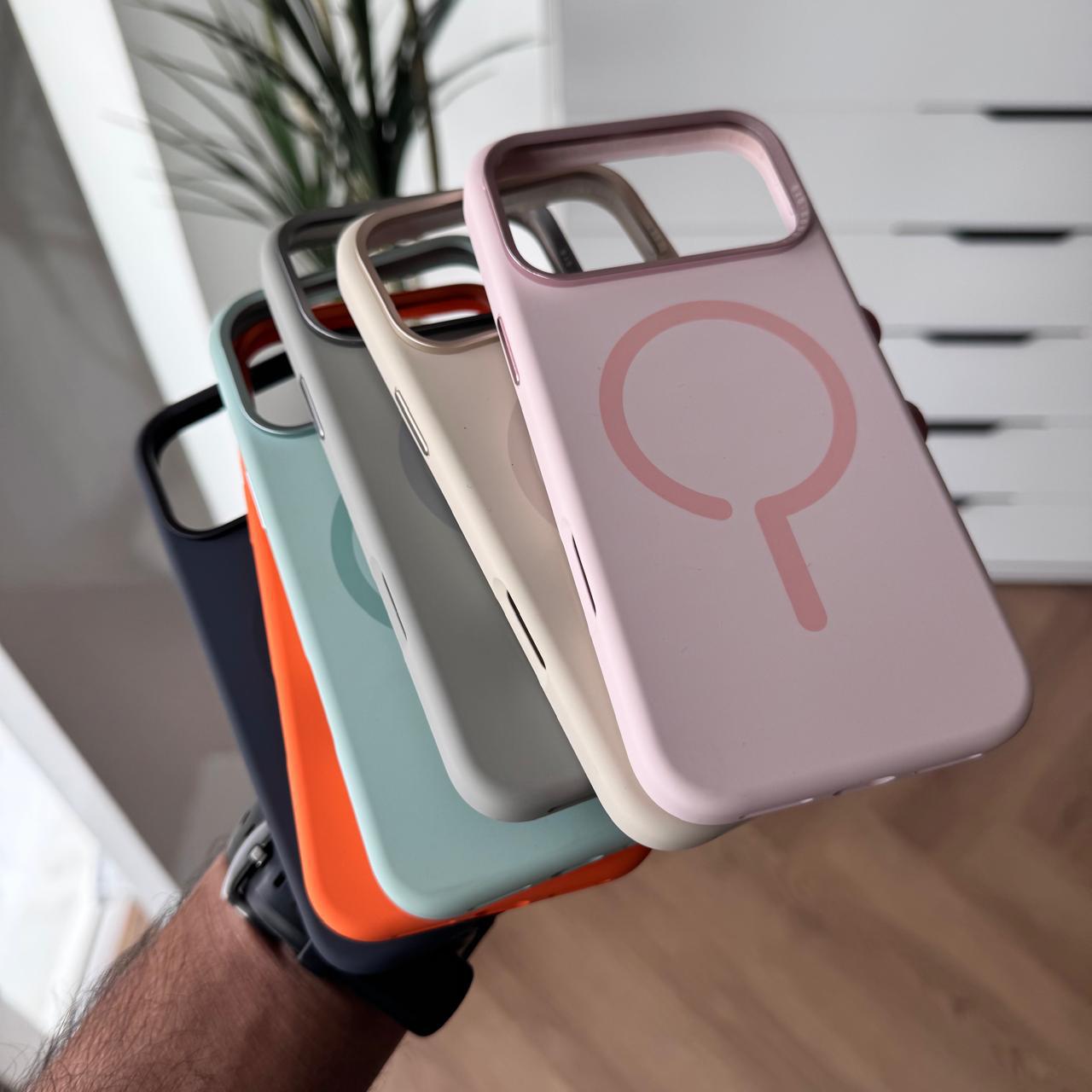 Soft Silicone Opened MagSafe Case(Code SOM83)