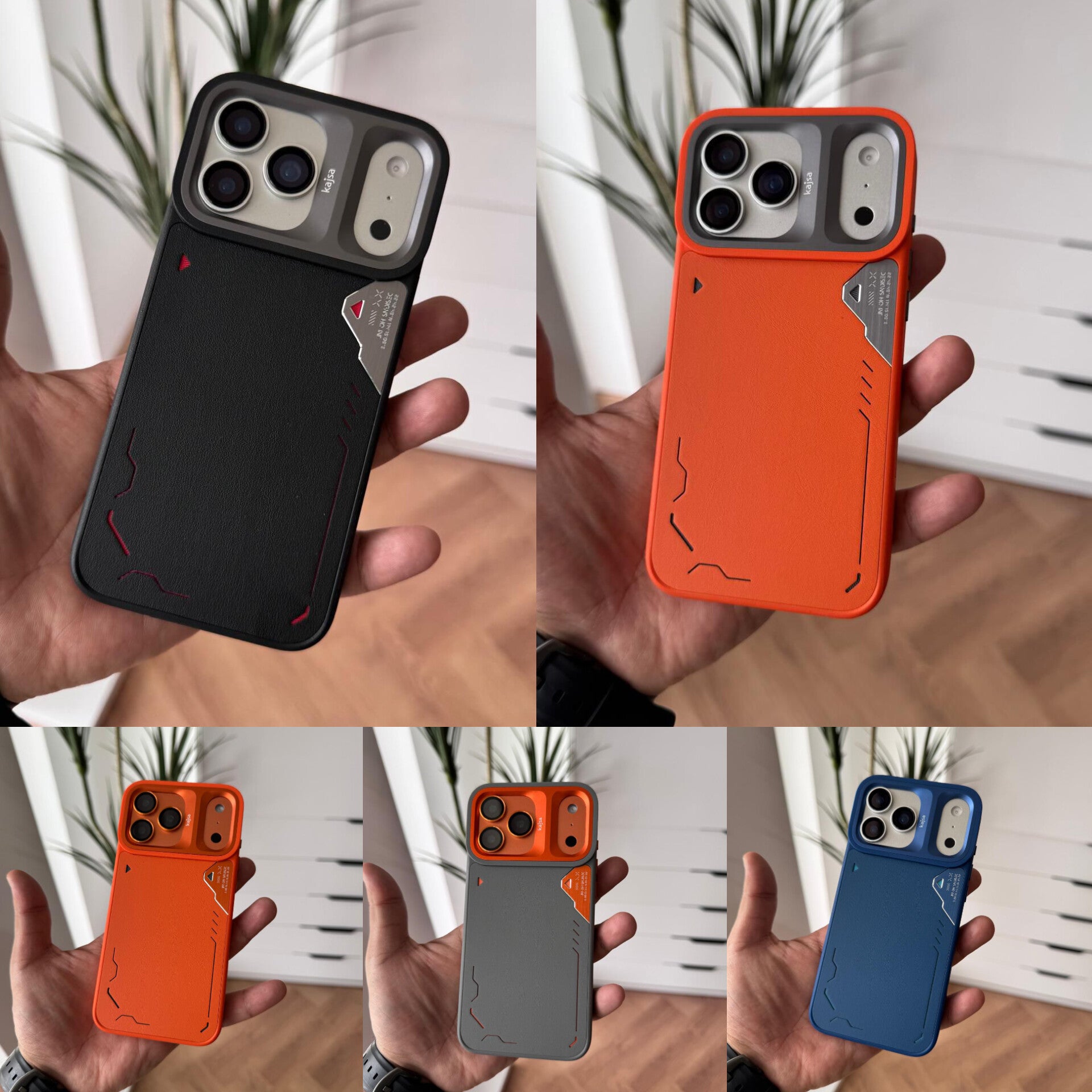 Kajsa Leather Side Dots Case(Code CMC35)