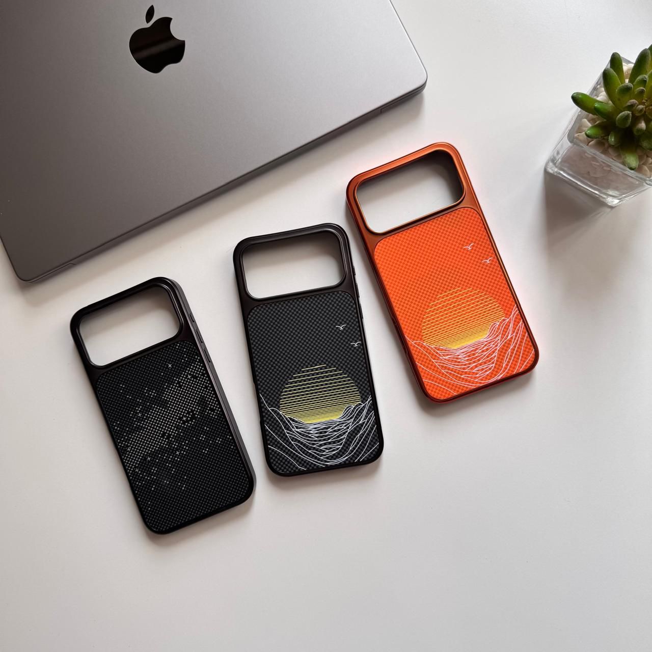 Acrylic Carbon moonlight Design Case(Code MON73)