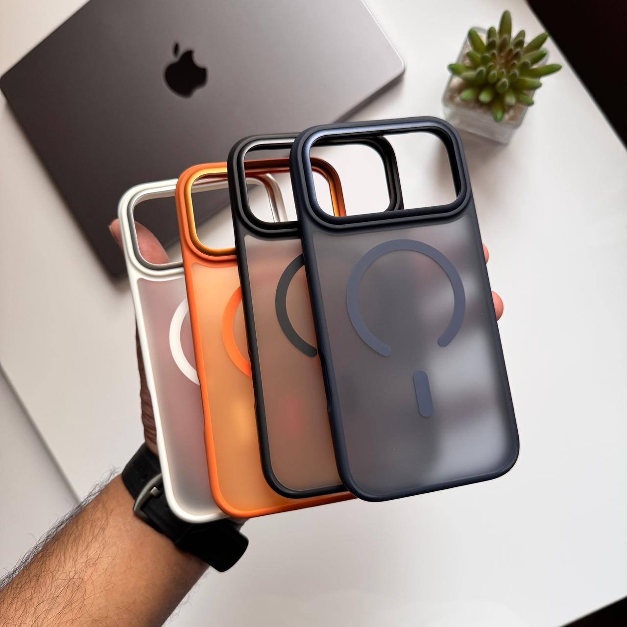Basic Pure Matte colored frame MagSafe Case(Code BPC66)