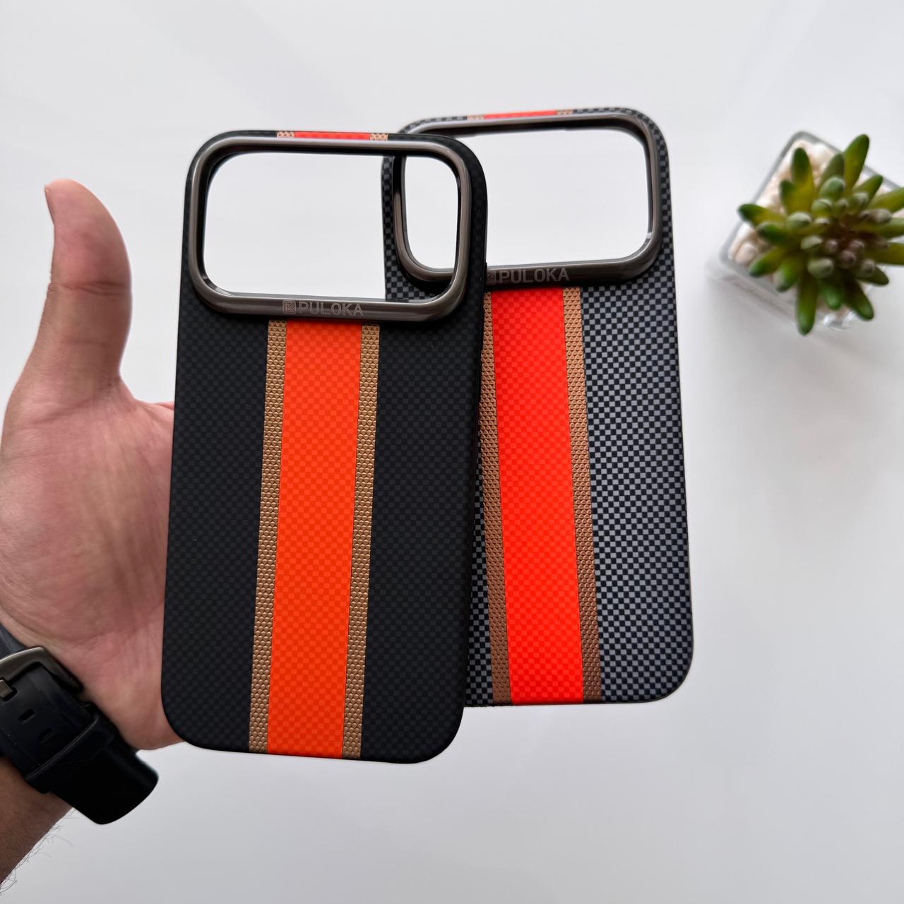 Trendy Carbon Flag Case(Code FLG73)