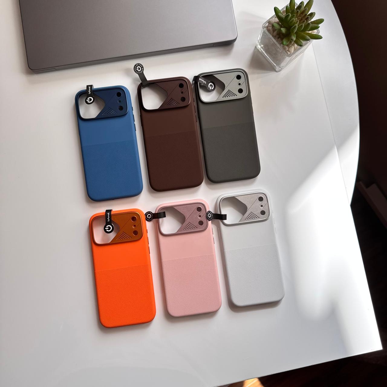 Silicone Triangle Camera Shape MagSafe Case(Code TRN16)