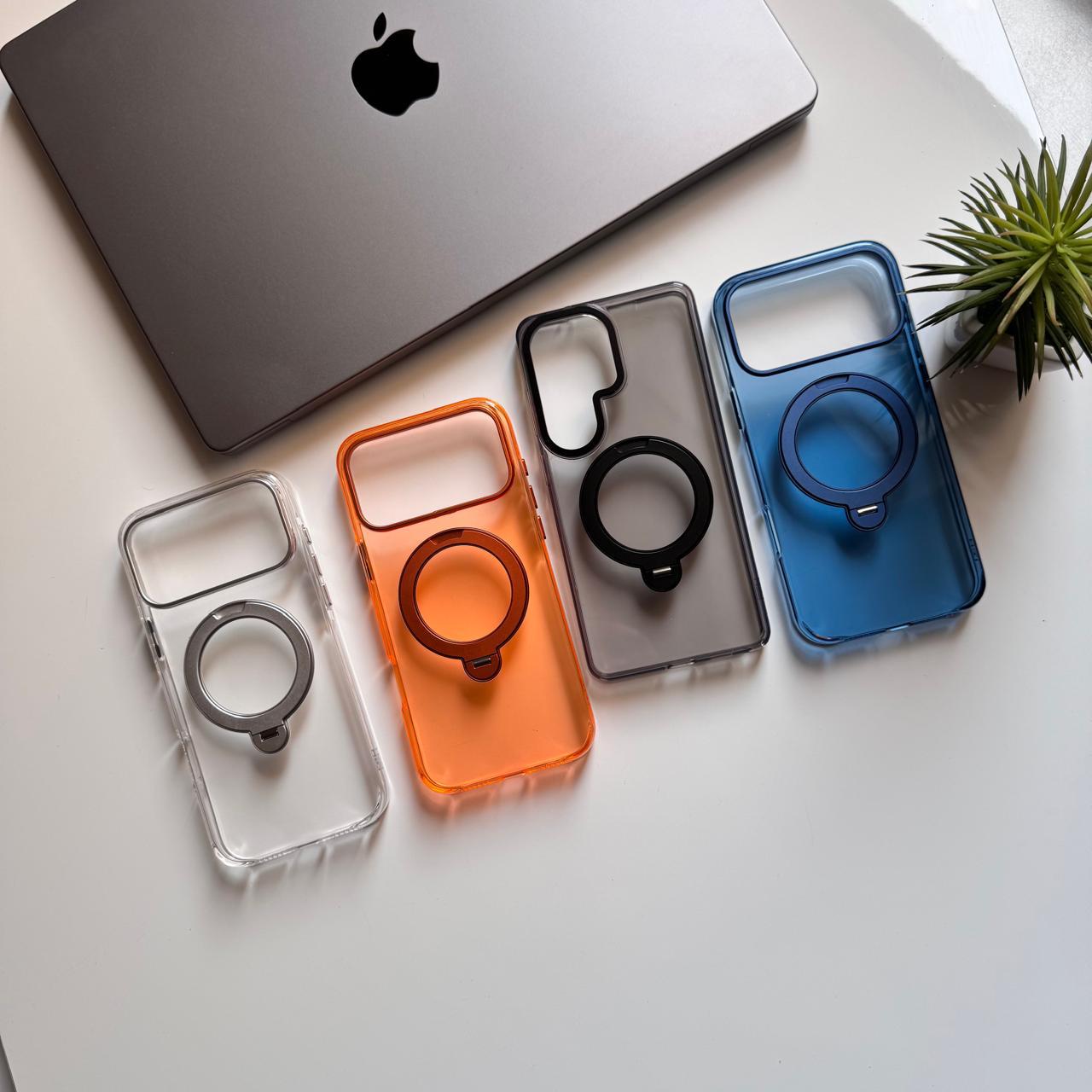 HDD Transparent Hard MagSafe Stand Case(Code HDT50)