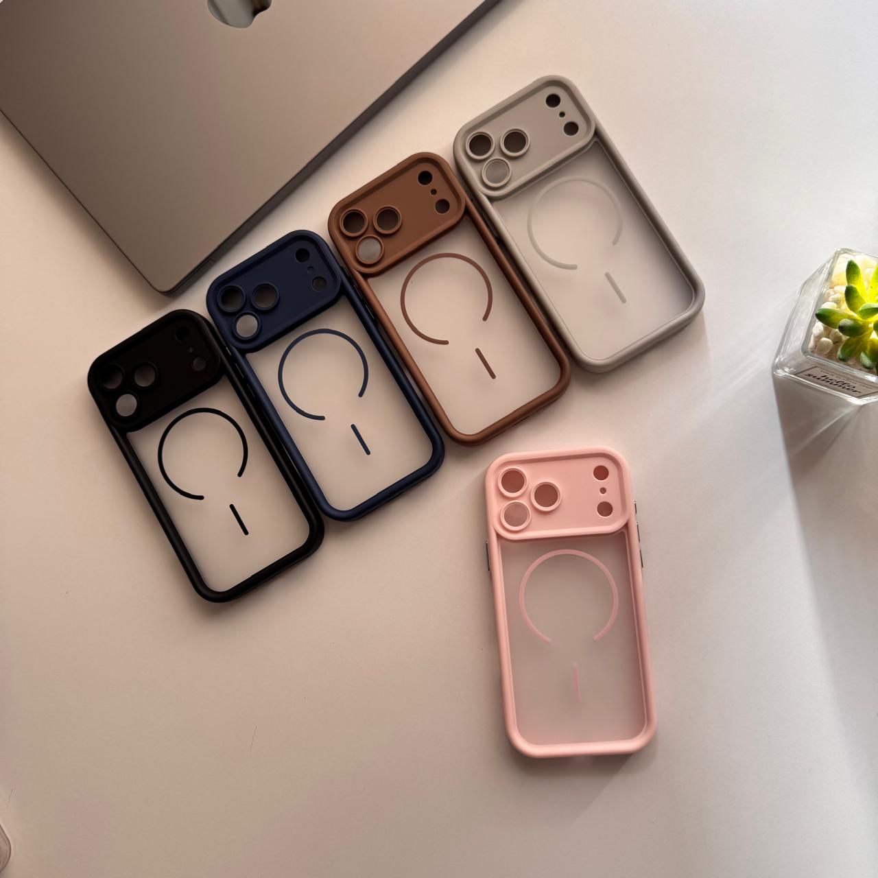 Pure Matte MagSafe with Camera Protector Case(Code PPM74)