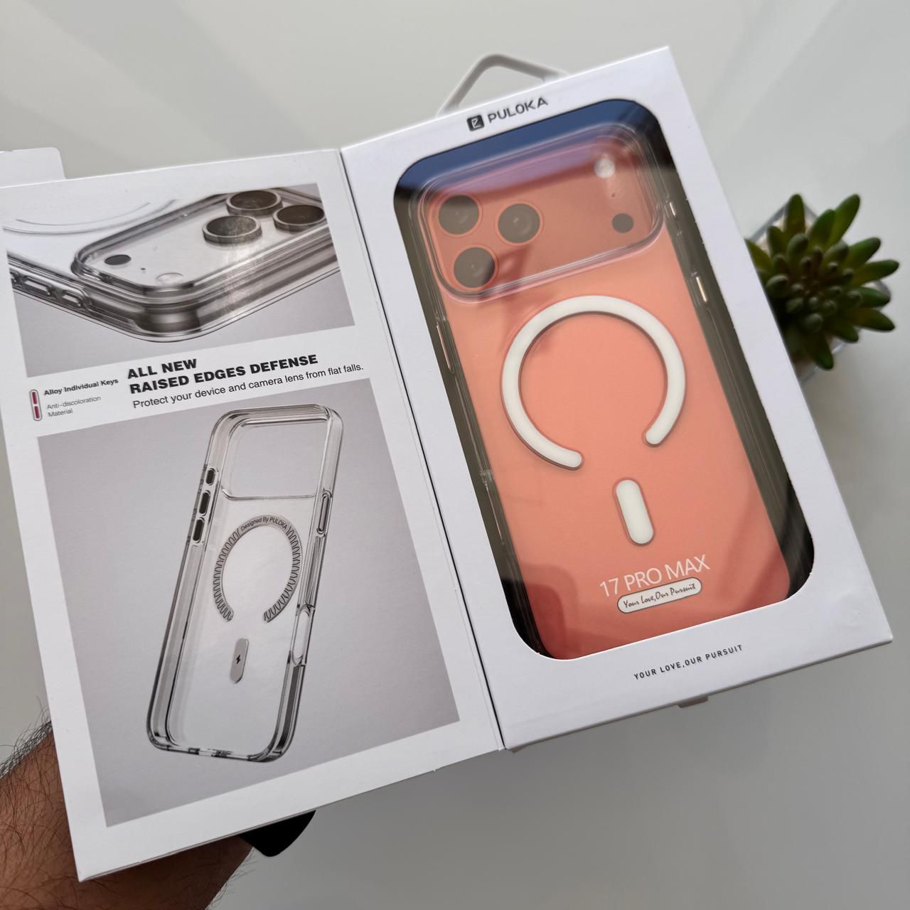 Puloka Transparent MagSafe Silicone Case(Code PLT75)