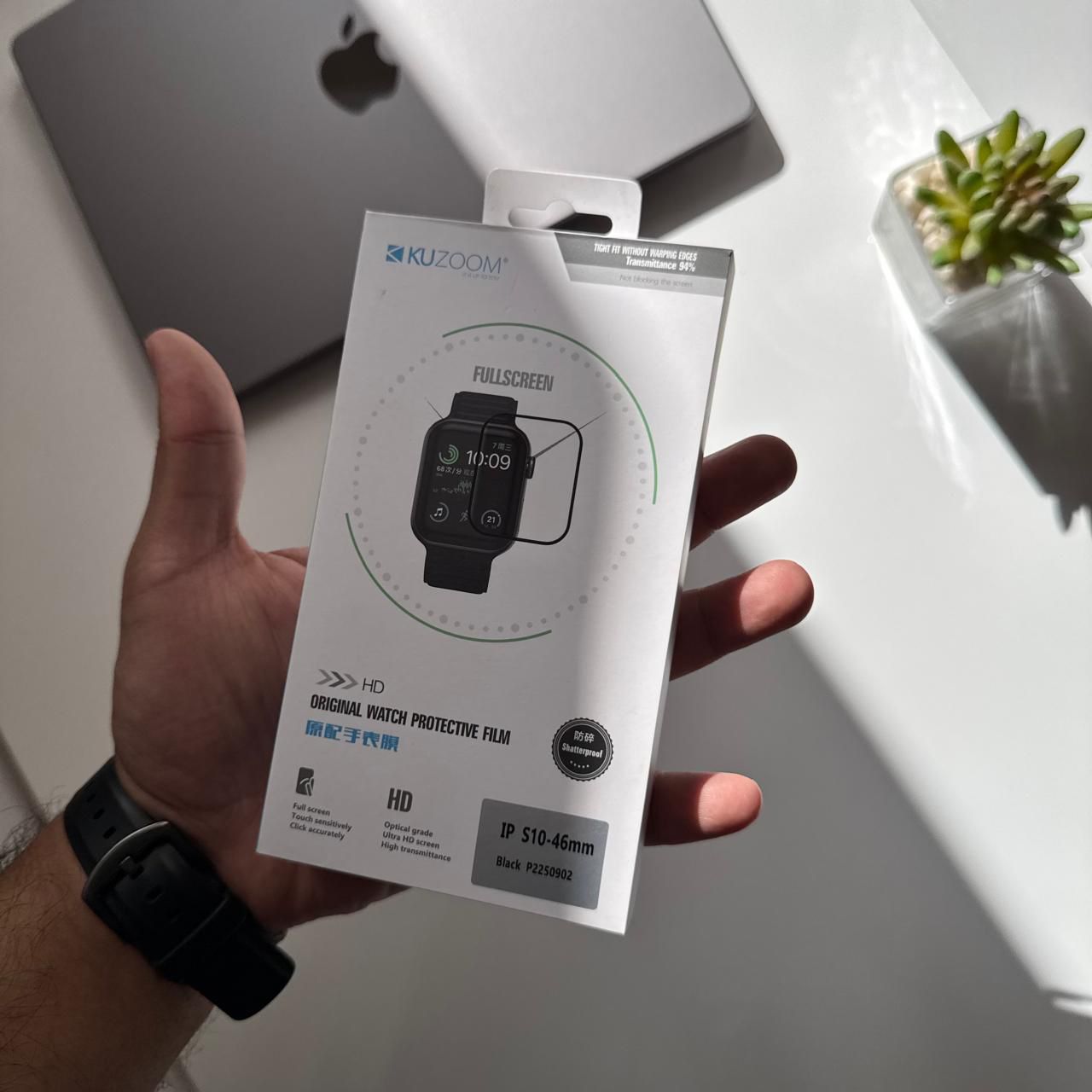 Kuzoom Glass Screen Protector for Apple Watch(Code KZM91)