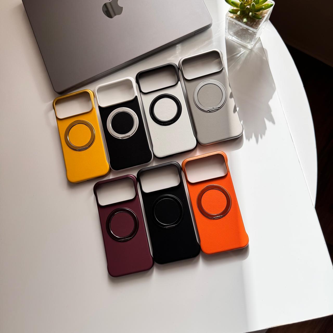 Frameless Leather 360 MagSafe Stand Case(Code FLM72)