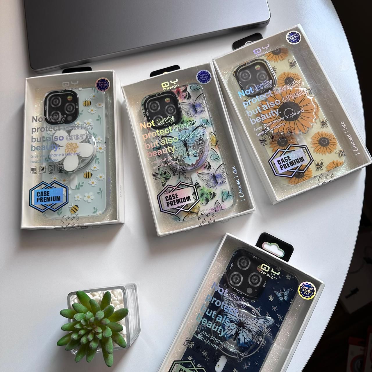 QY Custome with Pop-Socket Case(Code QYC72)