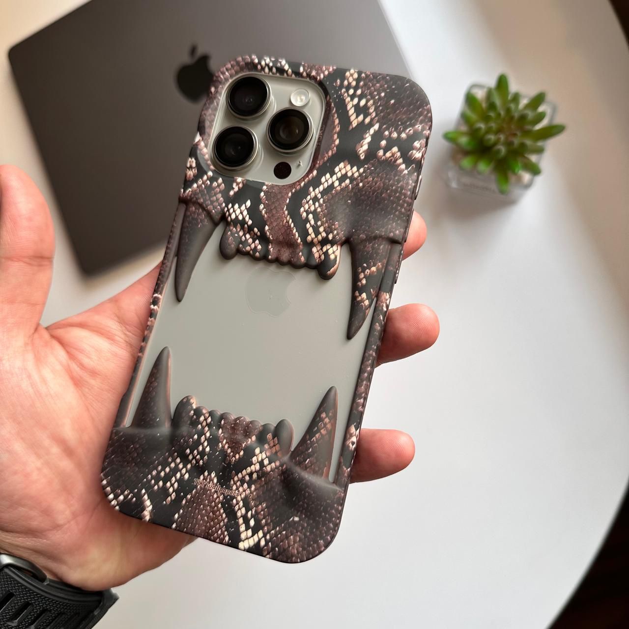 Snake Silicone Beast Fangs Case(Code FNG51)