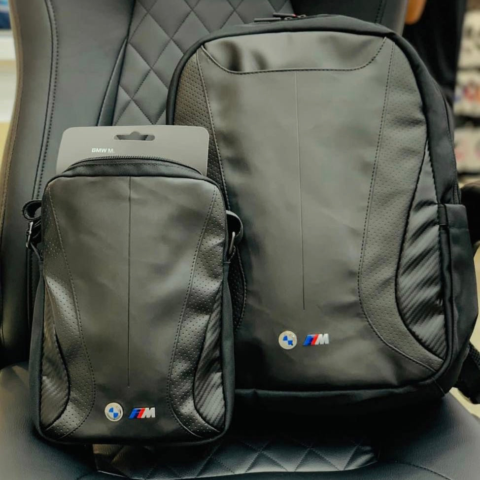 BMW Leather Backpack Case