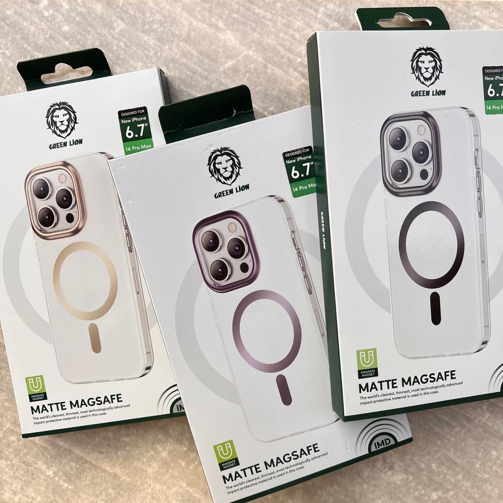 Green Lion Matte MagSafe Frame Case(Code GL1)