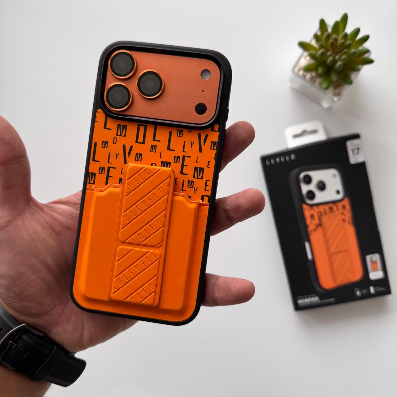 LEVELO MORPHIX GripStand Case with Card Holder (Code LVLM9)