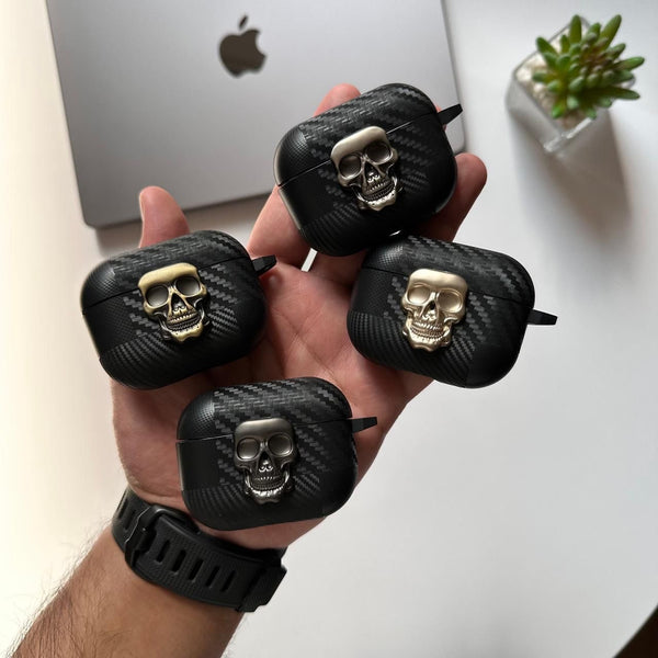 Carbon Skull AirPod Case (Code SKL64)