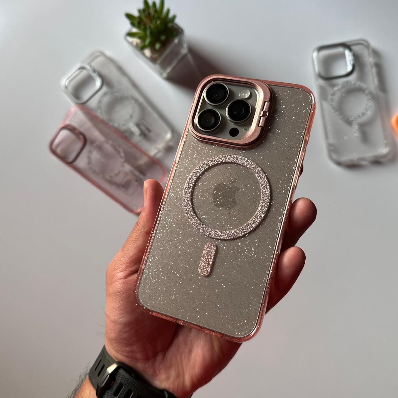 Fashion Glitter MagSafe Stand Camera Case (Code GMC22)