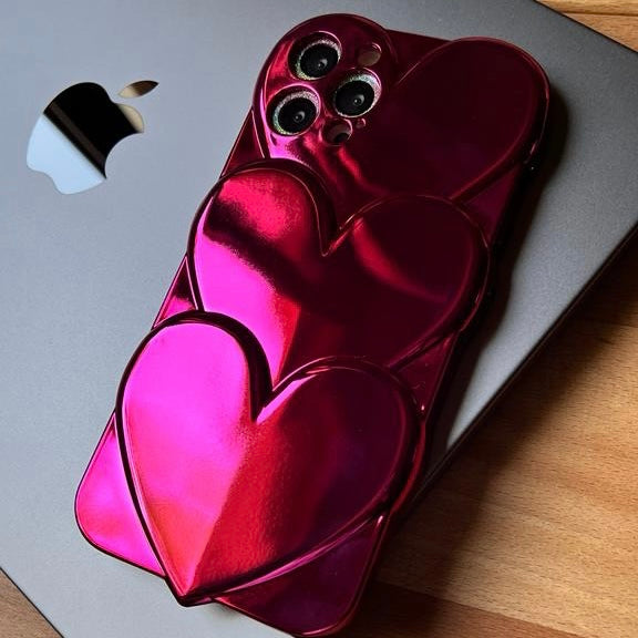 Pink Hearts TPU Silicone Case (Code PHS3)