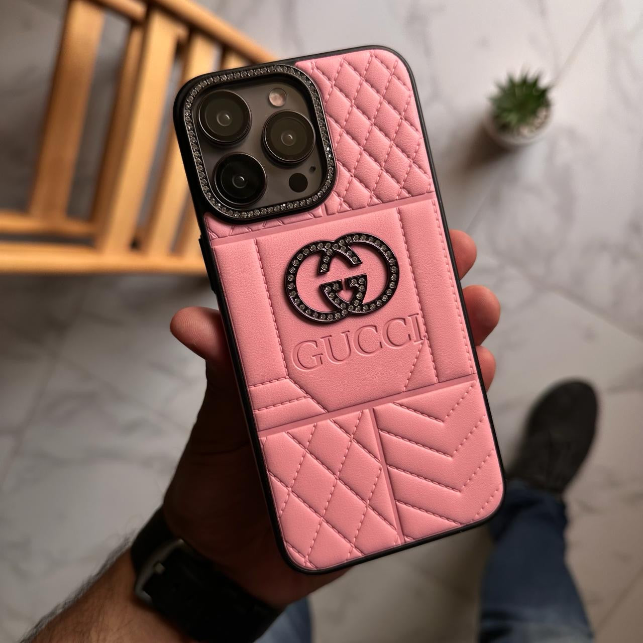 Brands Leather Diamond Frame Case (Code LVDC7)