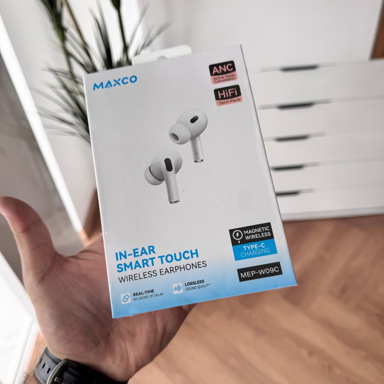 MAXCO IN-EAR Smart Touch Wireless Earphones (Code MEP-W09C)