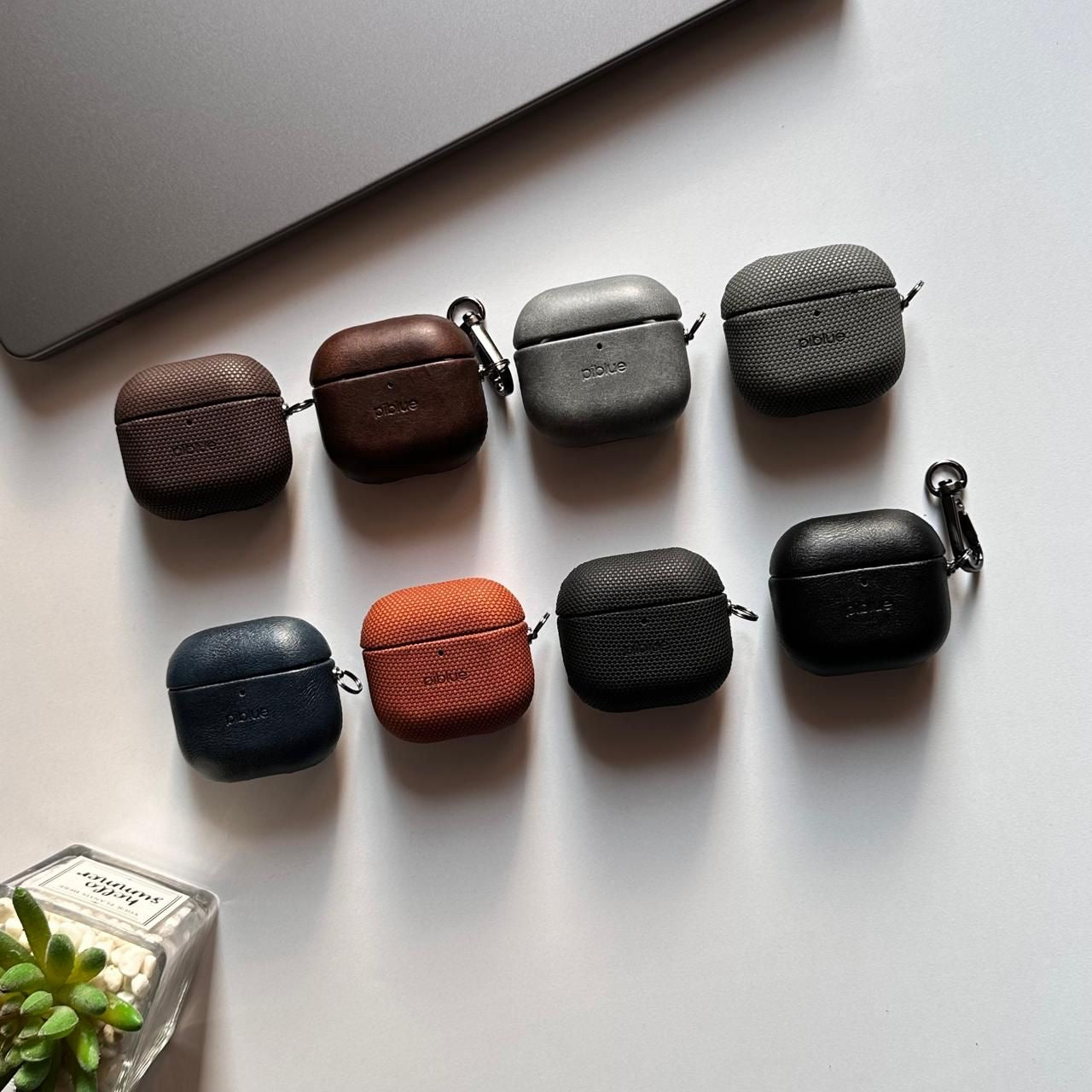 Piblue Leather & Canvas AirPod Case (Code PBL29)
