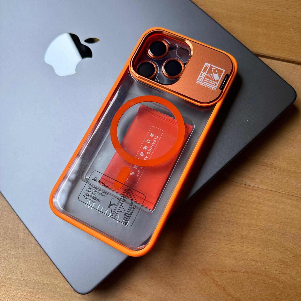 Double Stand MagSafe with Lens Frame Case (Code DAH40)