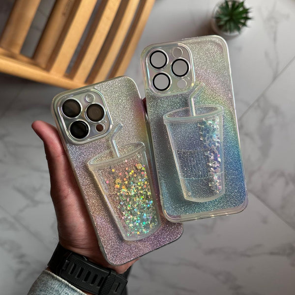 3D Cup Quicksand Glitter Case (Code QCG88)