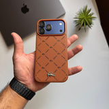 Lacoste Logo Leather Case (Code LCS63)