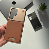 Frameless Leather & Acrylic with Camera Stand Case (Code FLE40)