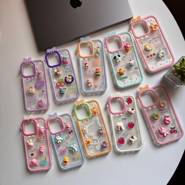 3D Clear Silicone Toy Case (Code TDD3)