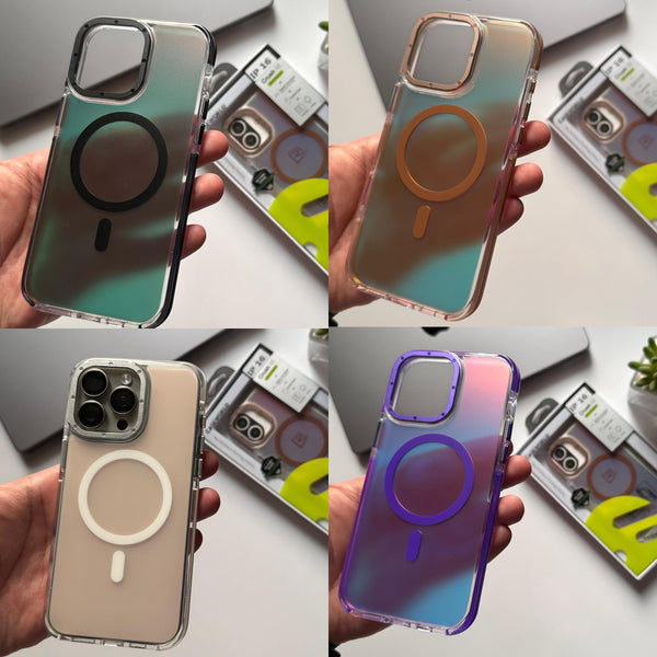 Heliogram Coloured Frame MagSafe with Metal Frame Camera Case (Code CLC65)