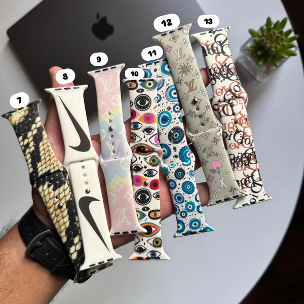 Trendy Silicone Bands For Apple Watch (Code TSL50)