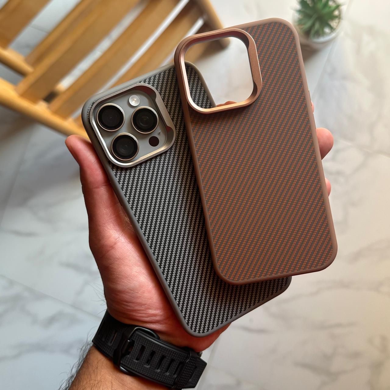 NY Carbon with Metal Frame Camera Case(Code NYC65)
