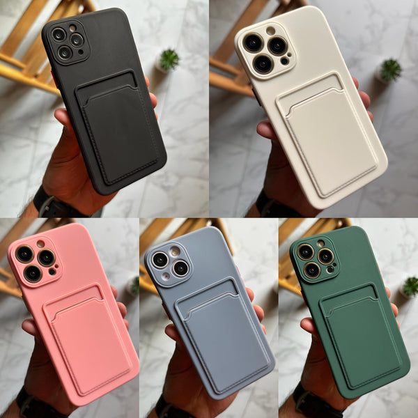 Soft Silicone TPU Wallet Case (Code SW300)