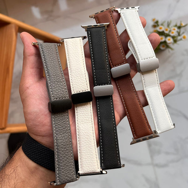 Luxury Leather Magnetic Strap
(Code LLS4)